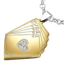 Royal Flush Cards pendant