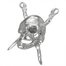 Pirate Skull pendant