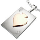 Steel ace pendant