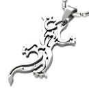 Cutout Lizard pendant